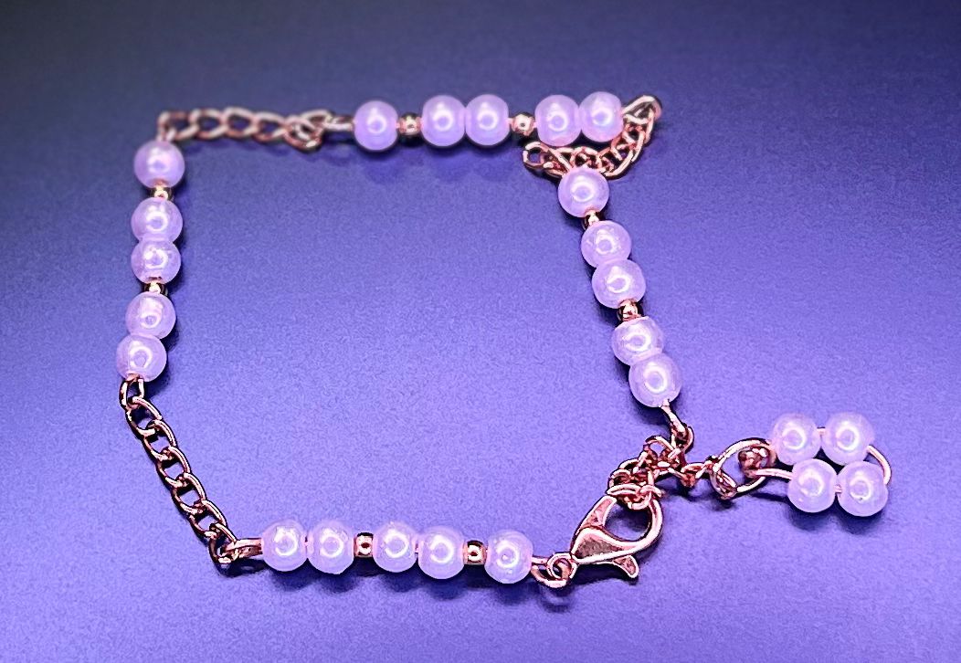 Pearl Cascade Earrings + Bracelet Set (Gold‑tone)